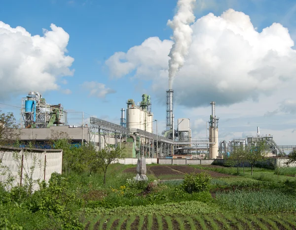 Fabriek rook — Stockfoto