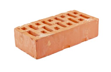 izole kırmızı tuğla