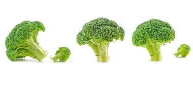 three broccoli clipart