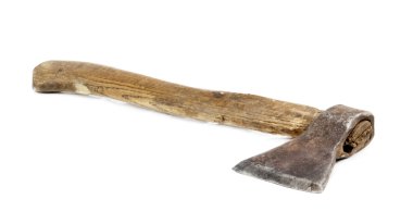 ahşap sapı ile axe