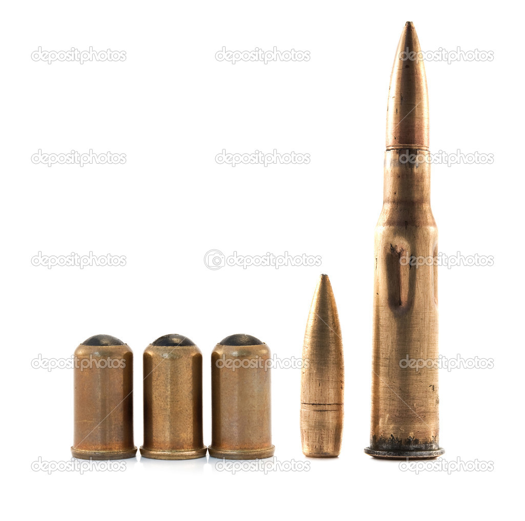 ammunition isolated