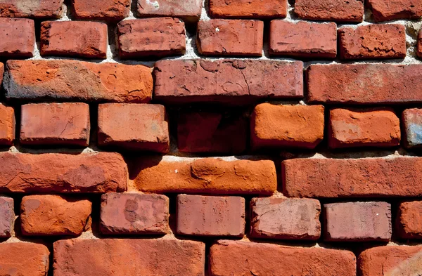 Pared de ladrillo rojo —  Fotos de Stock