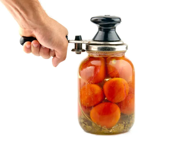 腌西红柿 — 图库照片