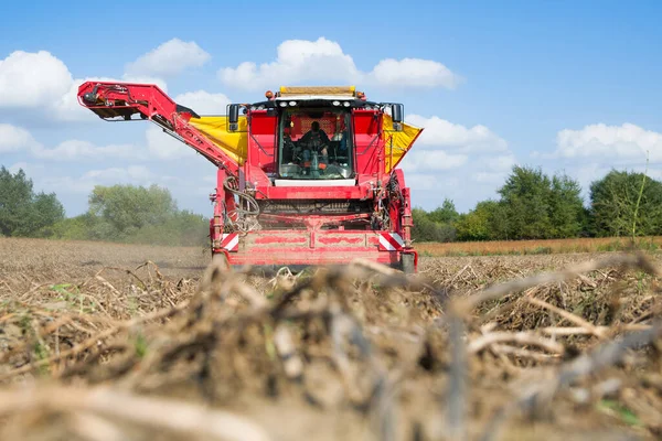 Aardappel Harvester Machine Het Veld — Stockfoto