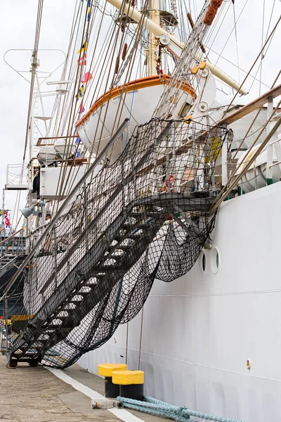 Vrachtschip Gangway Accommodatie Ladder — Stockfoto