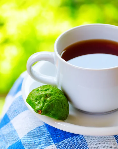 Earl grå te med bergamott — Stockfoto