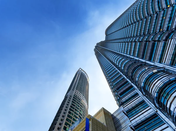 Centru kuala Lumpur v klcc okres — Stock fotografie