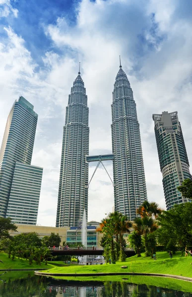 Innenstadt von Kuala Lumpur im Bezirk Klcc — Stockfoto
