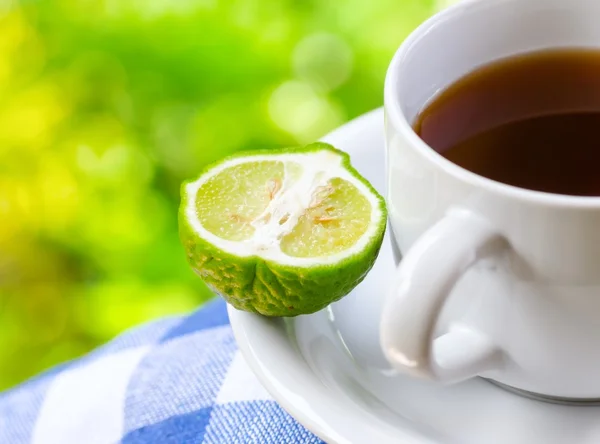 Earl grey çay bergamot ile — Stok fotoğraf