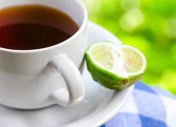 Earl grey çay bergamot ile — Stok fotoğraf