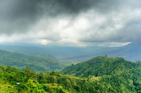 Mount Batur. Active volcano in Bali, Indonesia — Stock Photo, Image