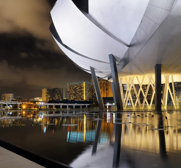 Skyscrapers in financial district of Singapore — Stock Photo, Image