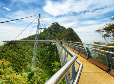 Malezya Langkawi gökyüzü Köprüsü