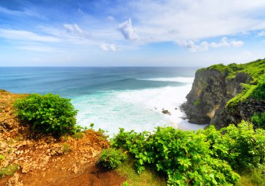 uluwatu Tapınağı, bali, Endonezya, sahil
