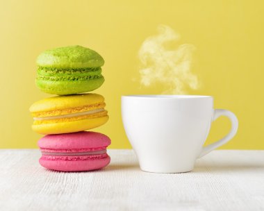 Macaron ve kahve