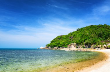 güzel tropikal peyzaj. Samui Adası, Tayland