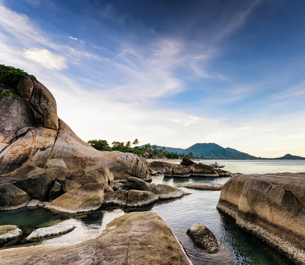 Hermoso paisaje tropical. Isla Samui, Tailandia —  Fotos de Stock
