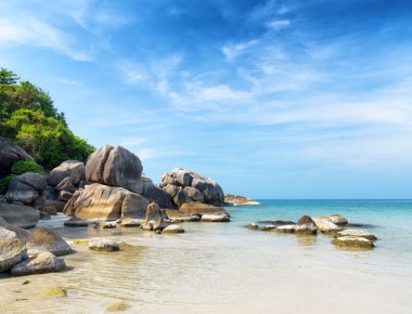 güzel tropikal peyzaj. Samui Adası, Tayland