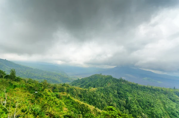 Mount Batur. Active volcano in Bali, Indonesia — Stock Photo, Image