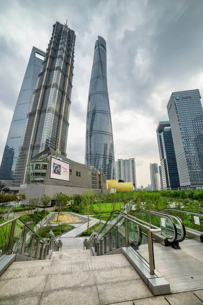 Shanghai China Oktober 2015 Prachtig Uitzicht Shanghai Tower Jin Mao — Stockfoto