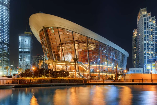 Dubai Zjednoczone Emiraty Arabskie Listopada 2018 Wspaniały Widok Dubaj Opera — Zdjęcie stockowe