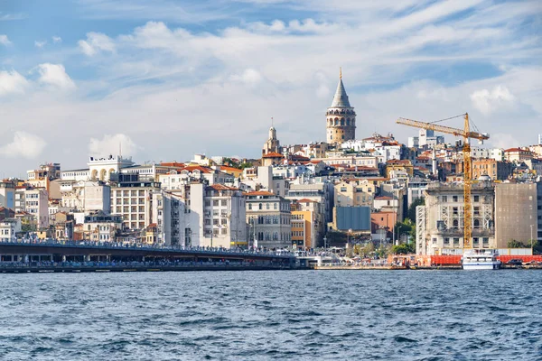 Skyline Istanbul Splendida Vista Sulla Torre Galata Sul Ponte Galata Immagine Stock