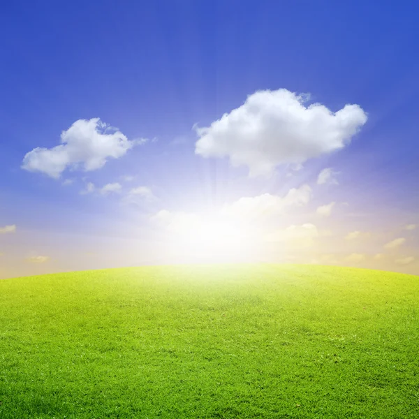 Beatiful blue sky and perfect cloud Stock Image