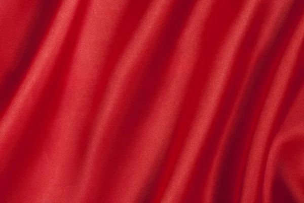 Elegant and smooth red satin background — Stock Photo, Image