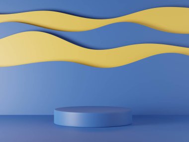 Laptop klavyesinde Altın Bitcoinler, 3 boyutlu illüstrasyon