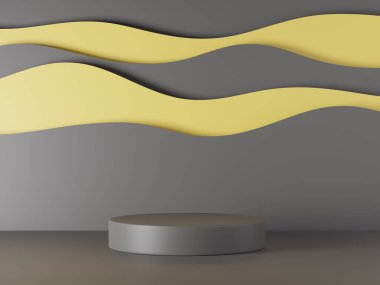 Laptop klavyesinde Altın Bitcoinler, 3 boyutlu illüstrasyon