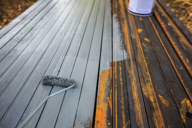 Paslı koruma için boyama sırasında metal kare tüp.