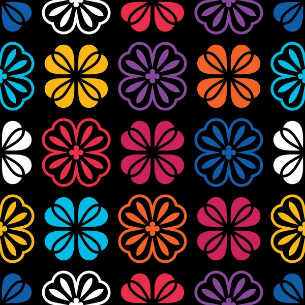 Floral sans couture — Image vectorielle