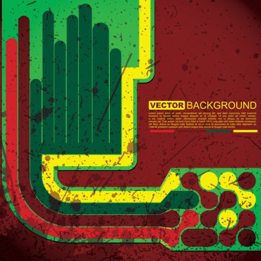 Retro grunge arkaplanı