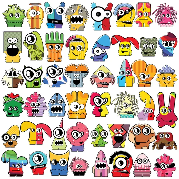 Monsters — Stock Vector