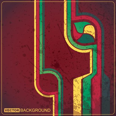 Retro grunge arkaplanı