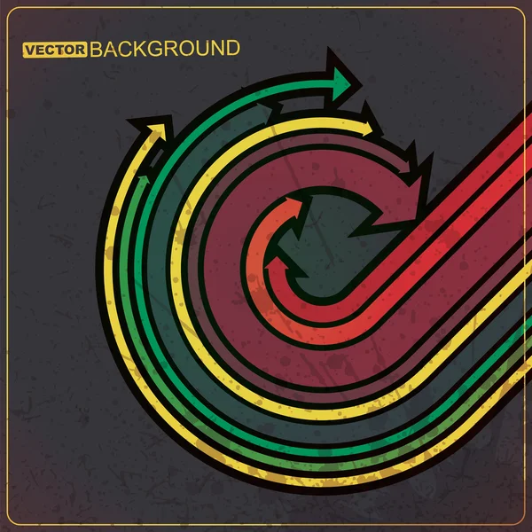 Retro grunge achtergrond — Stockvector