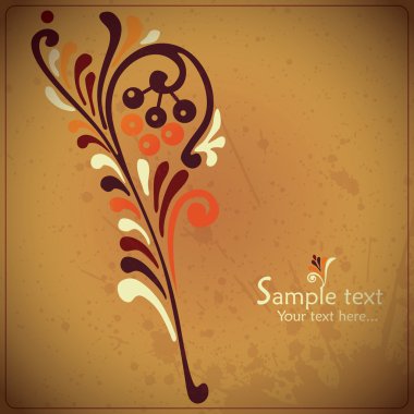 Retro çiçek sorunsuz geçmiş. desen