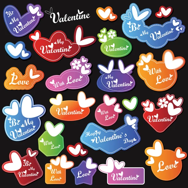 Tarjeta de San Valentín — Vector de stock