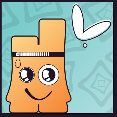 canavar retro zemin üzerine