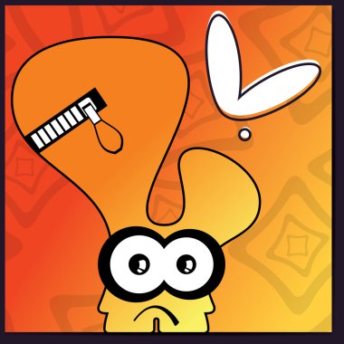 canavar retro zemin üzerine