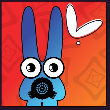 canavar retro zemin üzerine