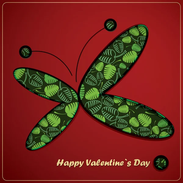 Carte Saint-Valentin — Image vectorielle