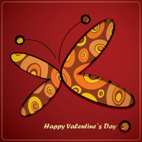 Valentines Day card — Stock Vector