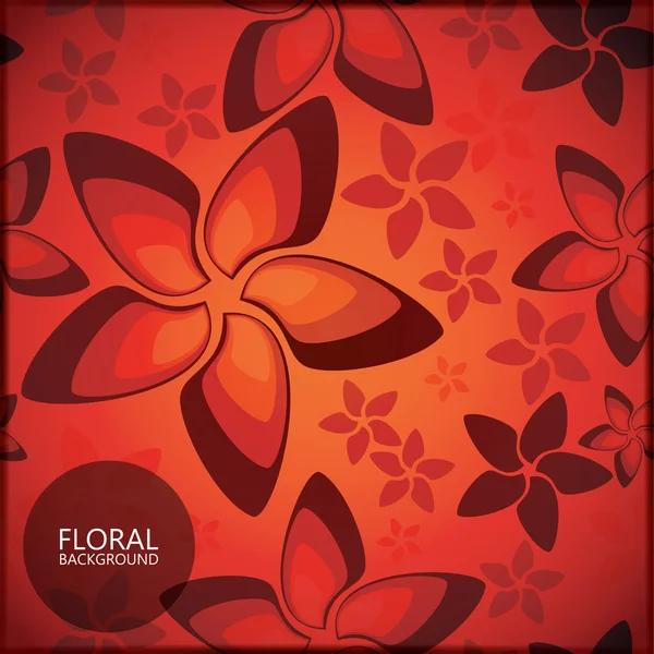 Flowers - seamless pattern — Stock Vector