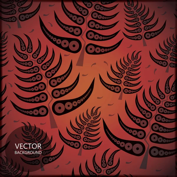 Blätter - nahtloses Muster — Stockvektor
