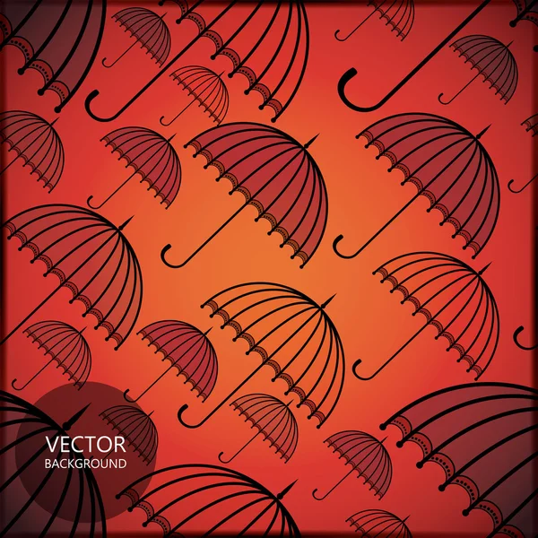 Umbrella - seamless pattern — Stock Vector