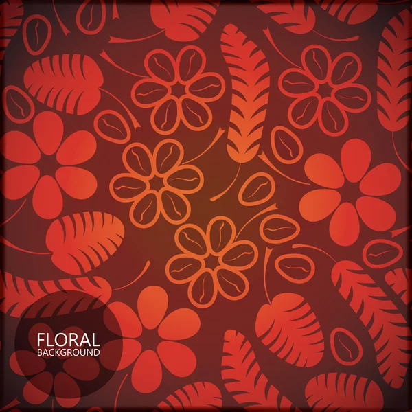 Flowers - seamless pattern — Stock Vector