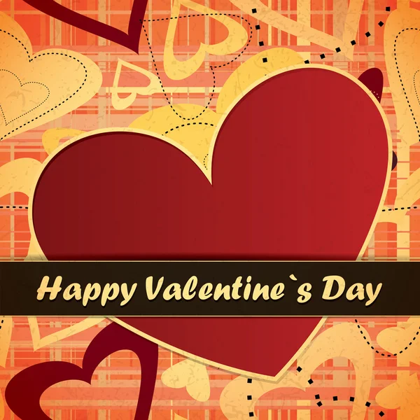 Valentines day card — Stock Vector