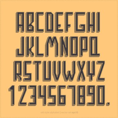 karikatür vektör alfabesi