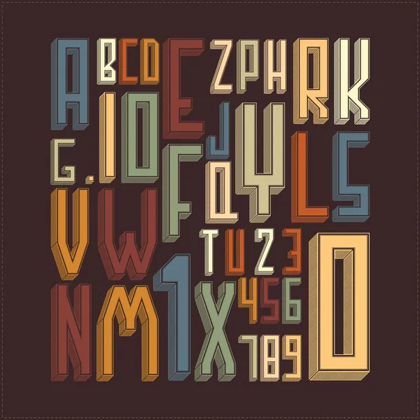 Alphabet de bande dessinée — Image vectorielle